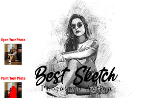 Best Sketch Photoshop Action