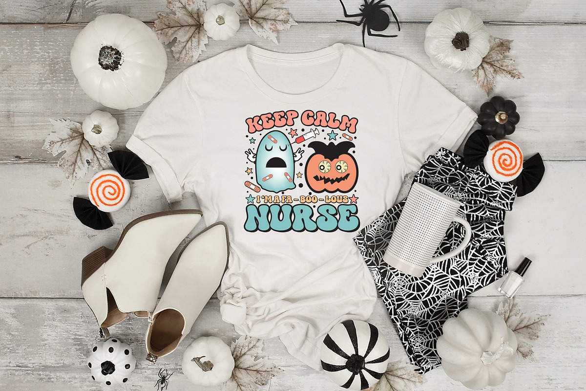 Halloween Nurse Sublimation Bundle, a Graphic by CraftlabSVG (Photo 6 of 15)