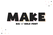 Make | Bold Handwritten Font, a Font by KA Designs (Thumbnail 1 of 7)