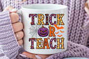 Trick or Teach Halloween Sublimation, a Seasonal Illustration by Rose Art (Thumbnail 5 of 5)