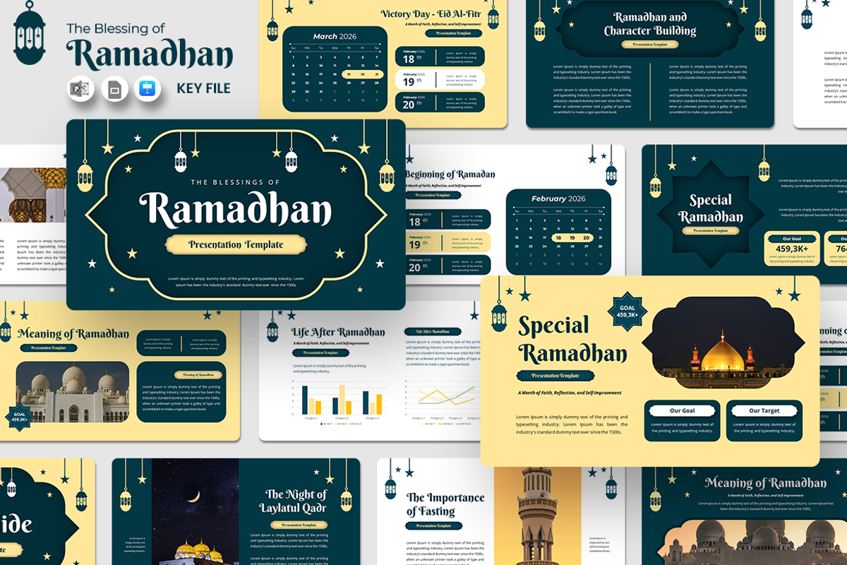 The Blessings of Ramadhan - Keynote, a Presentation Template by QR Design Studio (Photo 1 of 3)