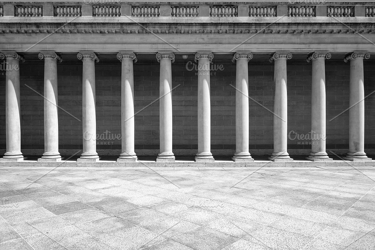 Colonnade in classic style, an Architecture Photo by Lucky Photographer (Photo 1 of 2)