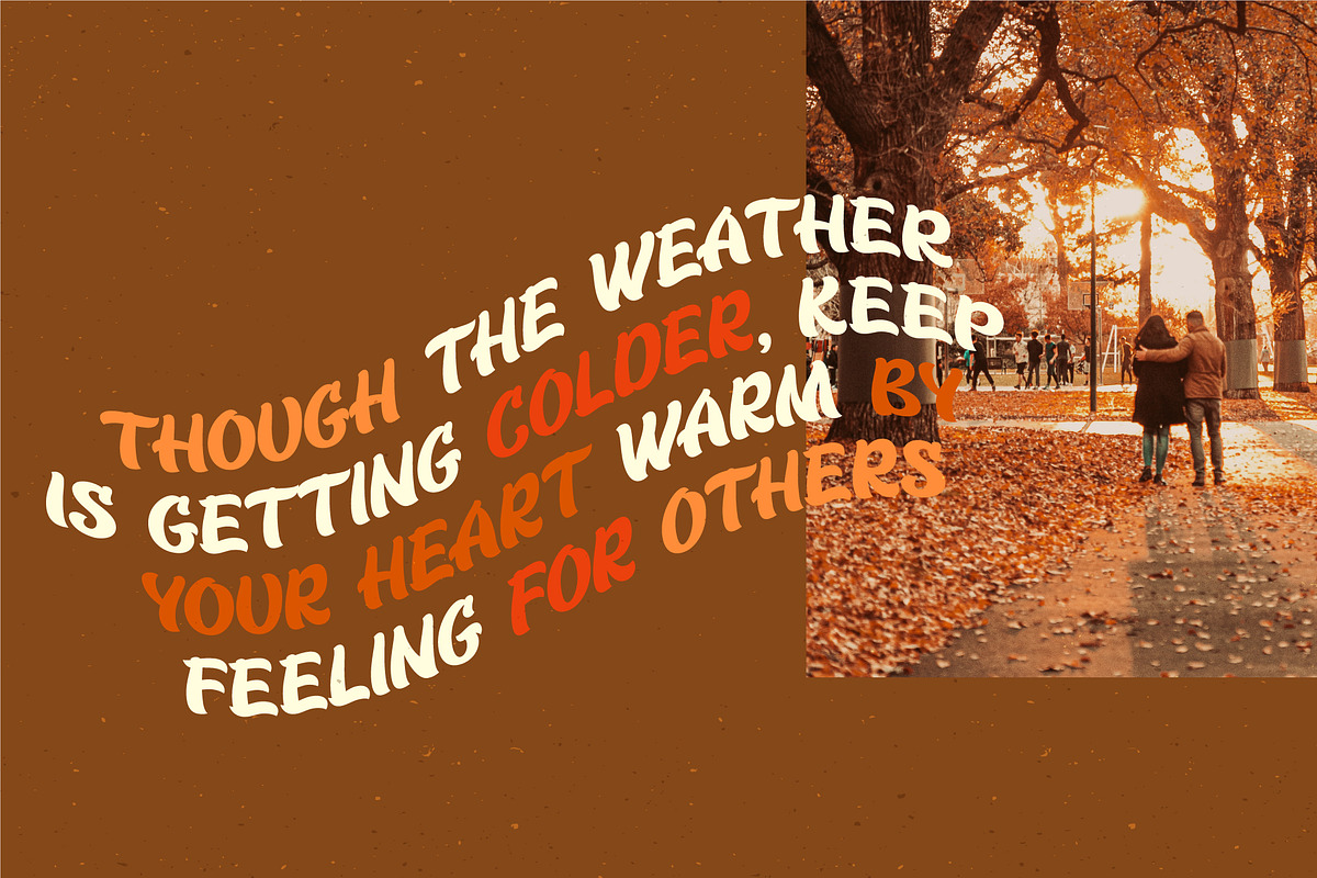 Warmth - retro brush bold font, a Script Font by Anna Zakharchenko (Photo 3 of 12)