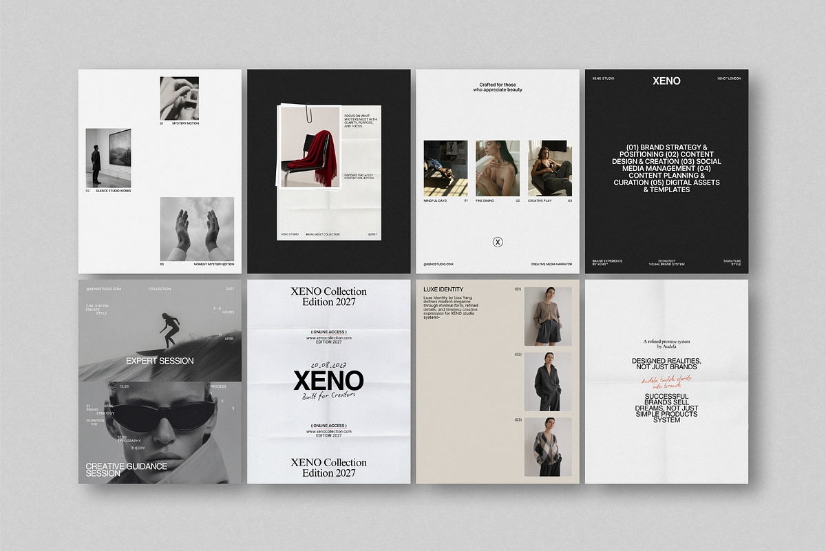 XENO | Instagram Post & Story (III), a Social Media Template by The Aesthetic Studio (Photo 3 of 10)