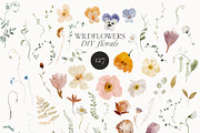 WILDFLOWERS tiny watercolor floral, a Decorative Illustration by Lana Elanor (Thumbnail 6 of 15)
