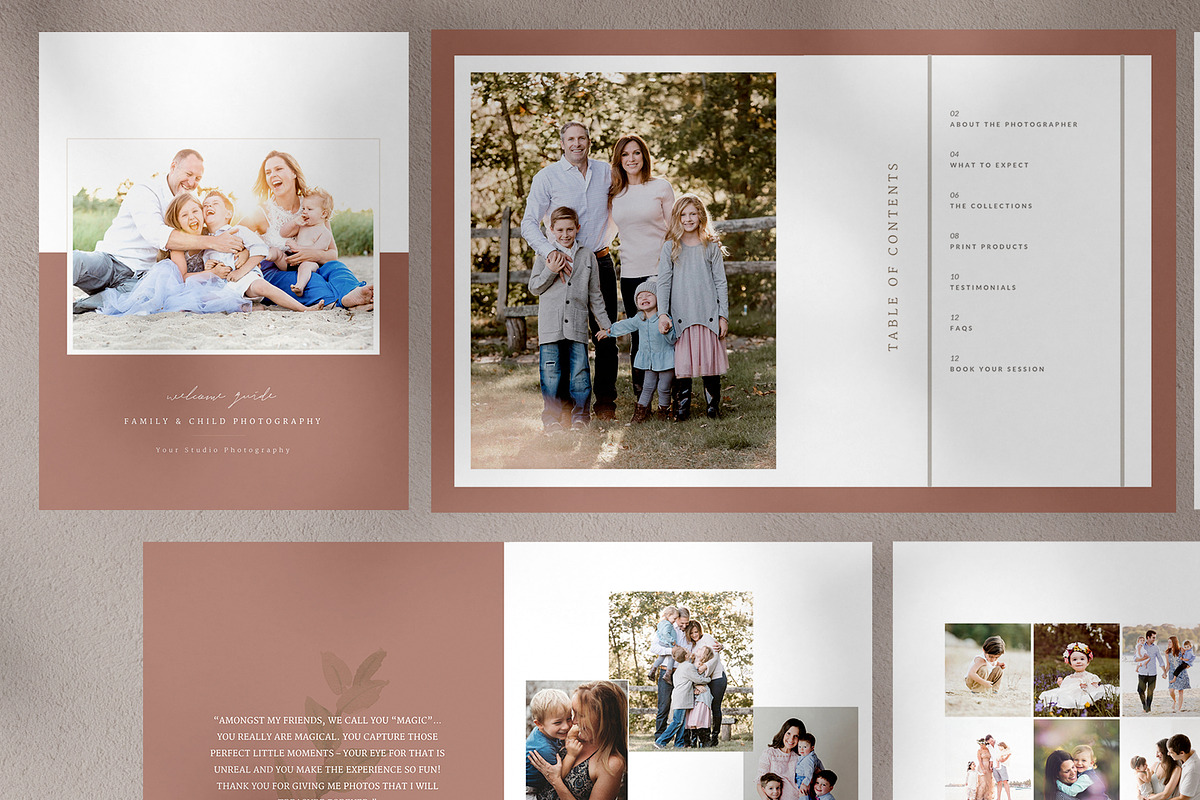 Family Photography Magazine Template, a Magazine Template by By Stephanie Design (Photo 1 of 6)