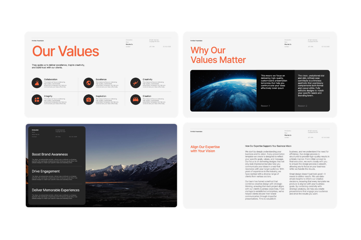 Chateau Portfolio Powerpoint, a Presentation Template by Unich Design Bureau (Photo 6 of 7)