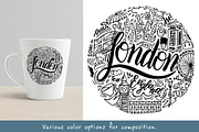 London. Modern hand drawn background, an Illustration by Live line (Thumbnail 4 of 6)