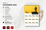 2026 Wall Calendar Printable, a Stationery Template by MstArtwork (Thumbnail 3 of 4)