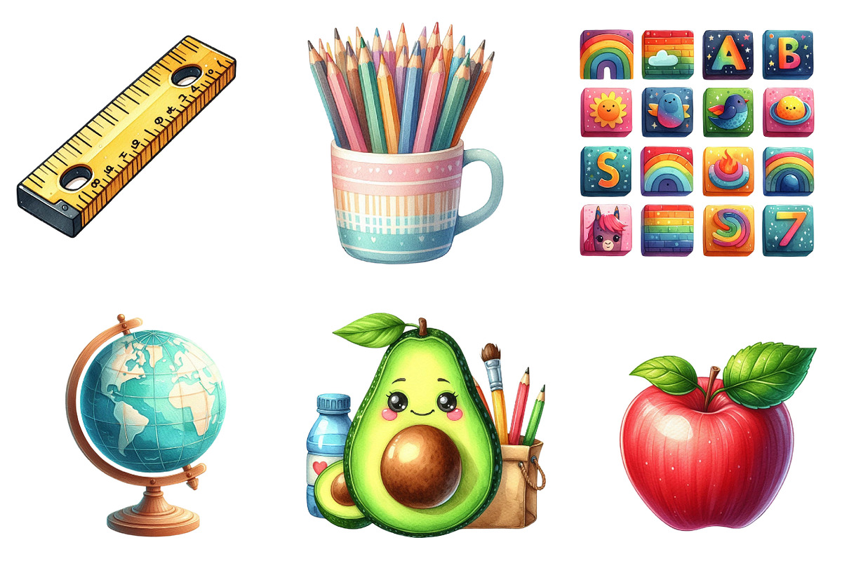 Cute Back to School Sublimation, an Illustration by CreationArt (Photo 2 of 5)