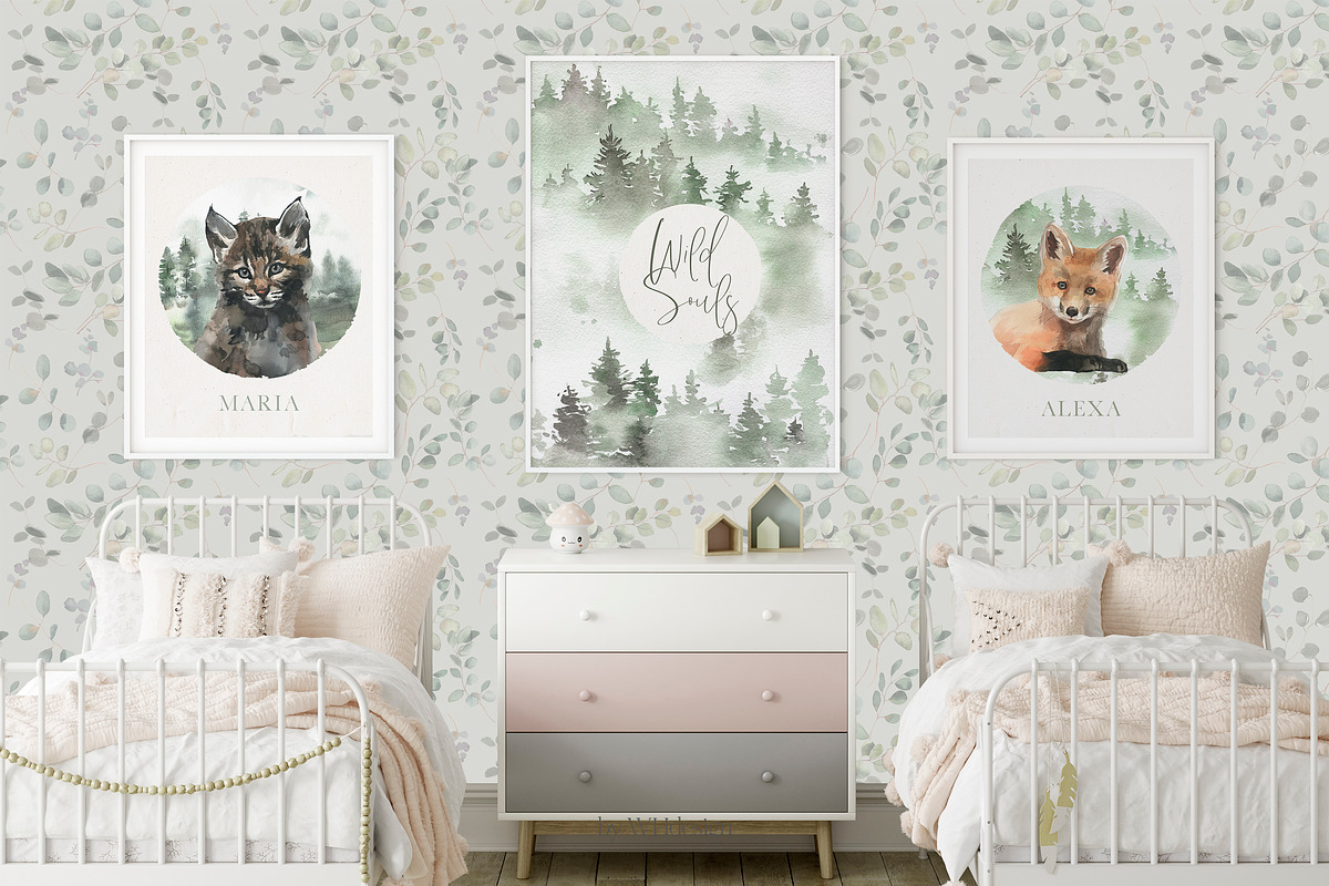 Woodland Babies Wild Animals Clipart, an Animal Illustration by whiteheartdesign (Photo 19 of 28)