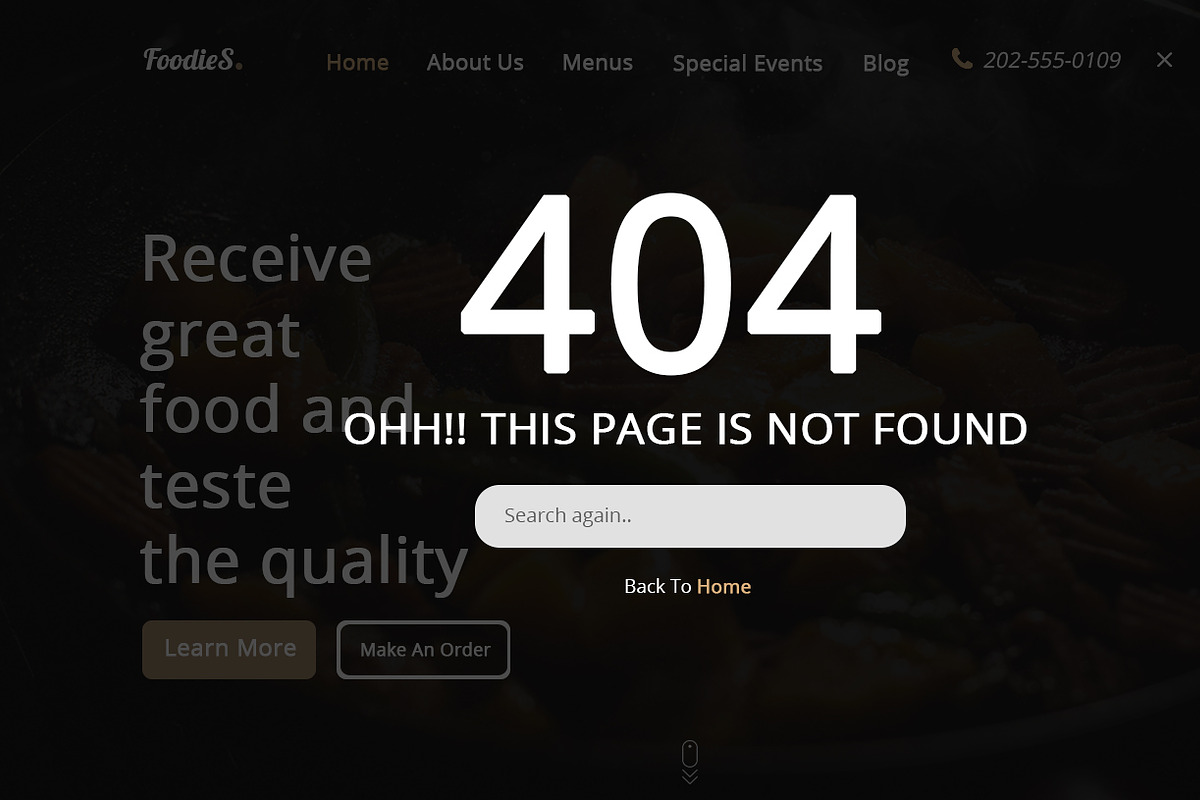 Foodies-Food&Restaurant PSD Template, a Websites & App Template by temRam (Photo 33 of 33)