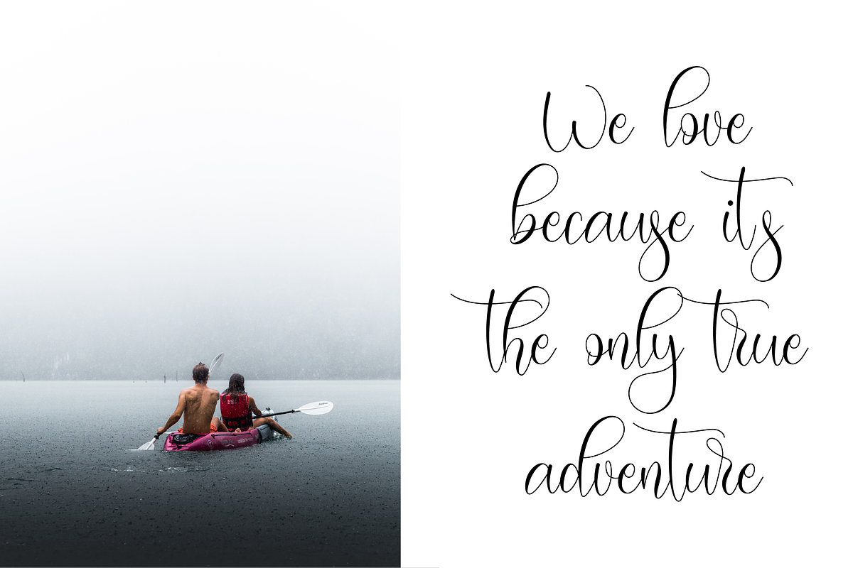 Madegola Script, a Script Font by Nissa Studio (Photo 9 of 12)