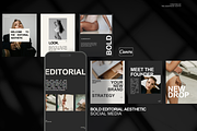 Bold Editorial Instagram Posts, a Social Media Template by thebusinessoutfit (Thumbnail 1 of 11)