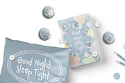 Cute Animals Pajama Party Clipart, an Animal Illustration by Euonia Meraki (Thumbnail 8 of 9)
