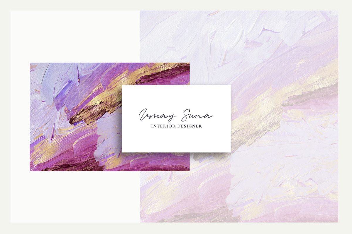 Purple & Gold Acrylic Textures, a Texture Graphic by Suna Kosem (Photo 2 of 10)