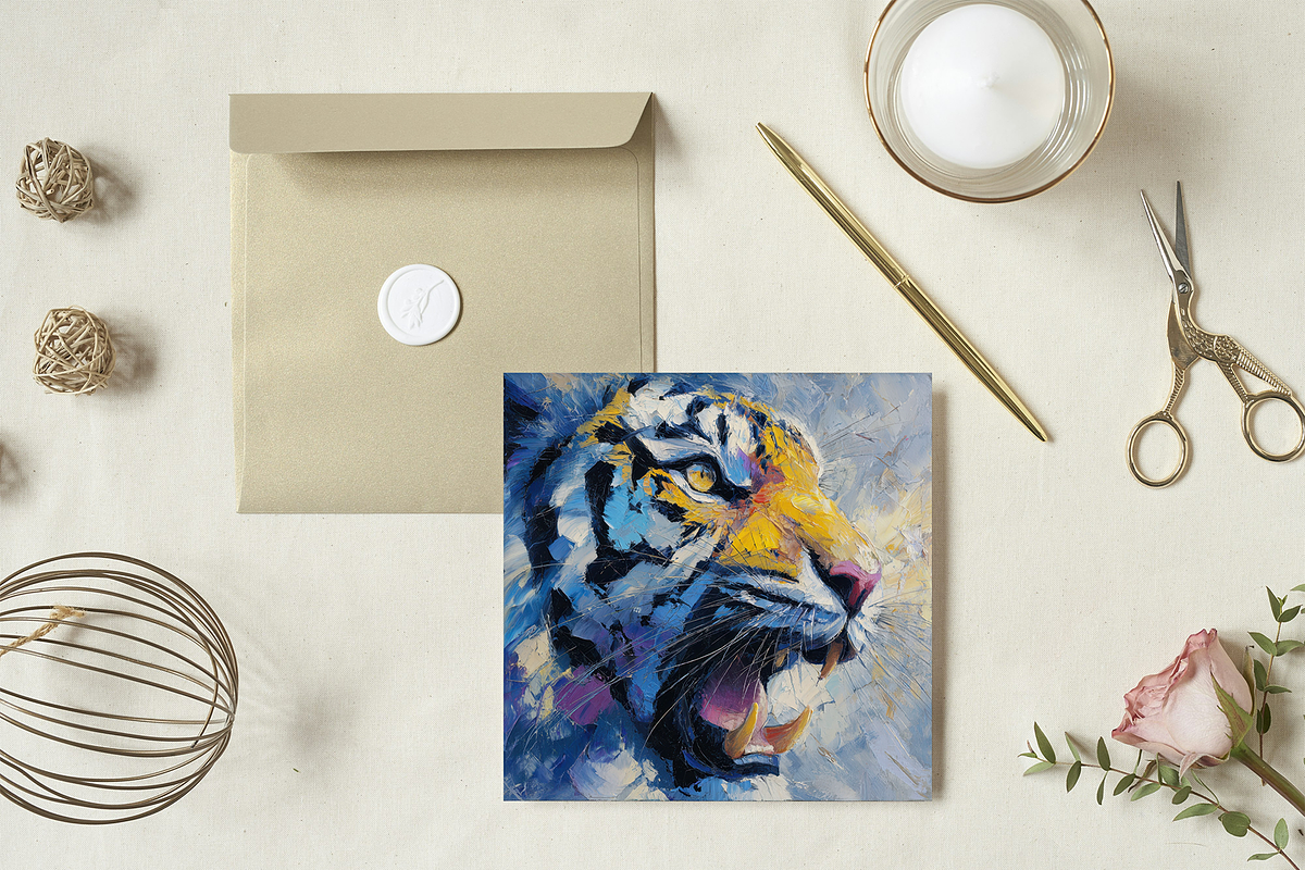 Majestic Tiger Art Set, an Animal Illustration by pictures for you (Photo 15 of 22)