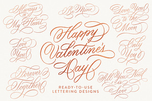 Valentine's Day Lettering