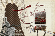 Vintage Christmas Collage, an Object Graphic by Purple (Thumbnail 1 of 12)