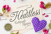 Heartless script, a Script Font by Deveze Art & Co (Thumbnail 1 of 8)