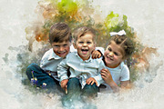 Realistic Watercolor Effect Action, an Action Add-On by MRI STUDIO (Thumbnail 12 of 17)