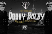 Sale ! 50% off Doddy Boldy Typeface, a Font by fopifopi (Thumbnail 1 of 3)