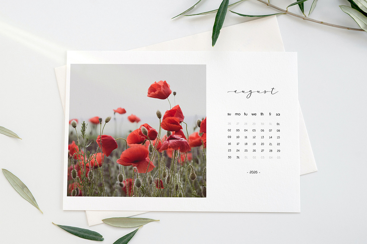 Calendar for 2026, a Stationery Template by Alice_Evans (Photo 1 of 5)
