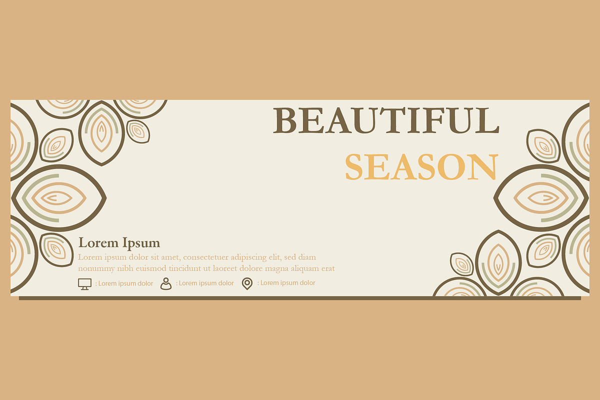 Abstract Floral Banner Template, a Marketing Template by sekitarief (Photo 2 of 3)