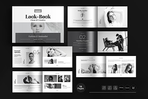Fashion Lookbook Template Landscape, a Brochure Template by Spark_Creative