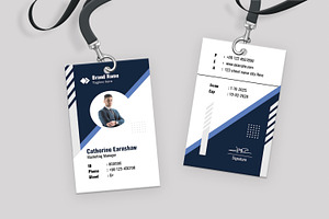 Professional Office ID Card Design, a Card Template by MightyDesign