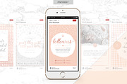 ROSE GOLD | Social Media Pack 2, a Social Media Template by Marigold Studios (Thumbnail 10 of 14)