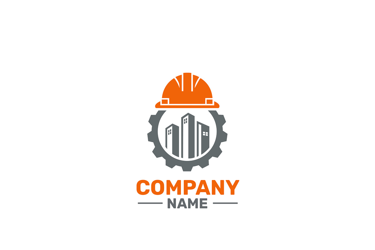 Modern Construction Company Logo, a Branding & Logo Template by HueNestify (Photo 1 of 3)