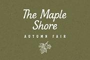 The Maple Shore – Font Duo, a Script Font by Creacy Studio (Thumbnail 6 of 8)