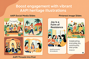 AAPI Heritage Month Social PPT, a Social Media Template by Local Marketing Templates (Thumbnail 4 of 6)