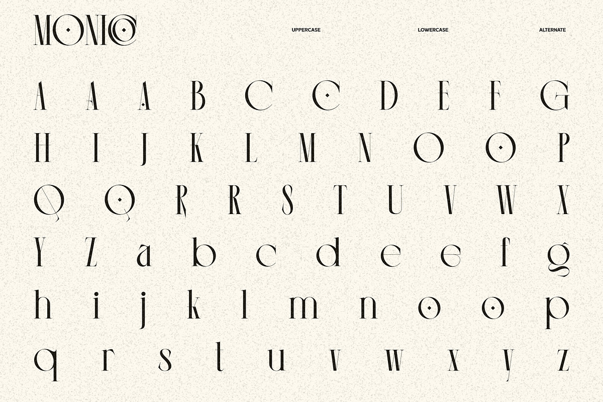 Monico Display Font, a Serif Font by Eotype Studio (Photo 8 of 11)