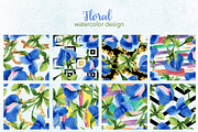 Sweet pea flowers Watercolor png, an Illustration by WatercolorPNG.com (Thumbnail 4 of 10)