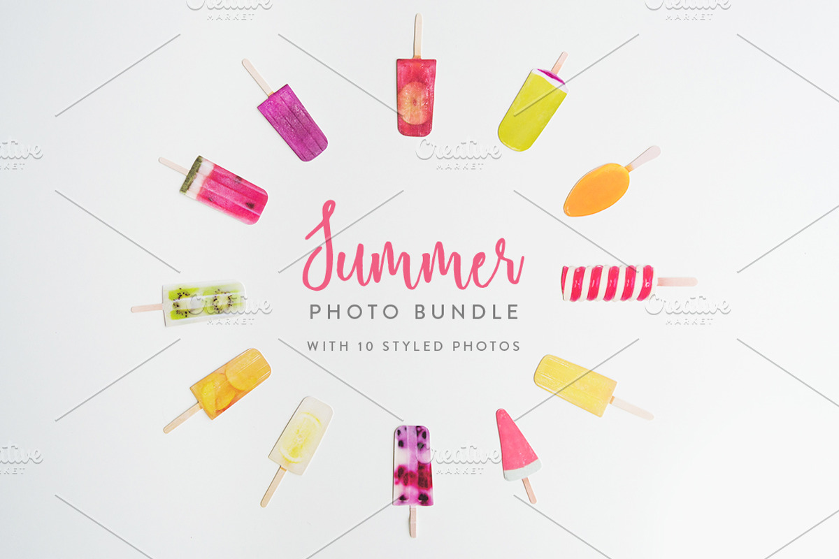Summer Photo Bundle - Ice Lollies, a Food & Drink Photo by GT Studio (Photo 2 of 8)