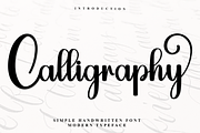 Calligraphy, a Handwritten Font by FreshTypeINK (Thumbnail 1 of 7)