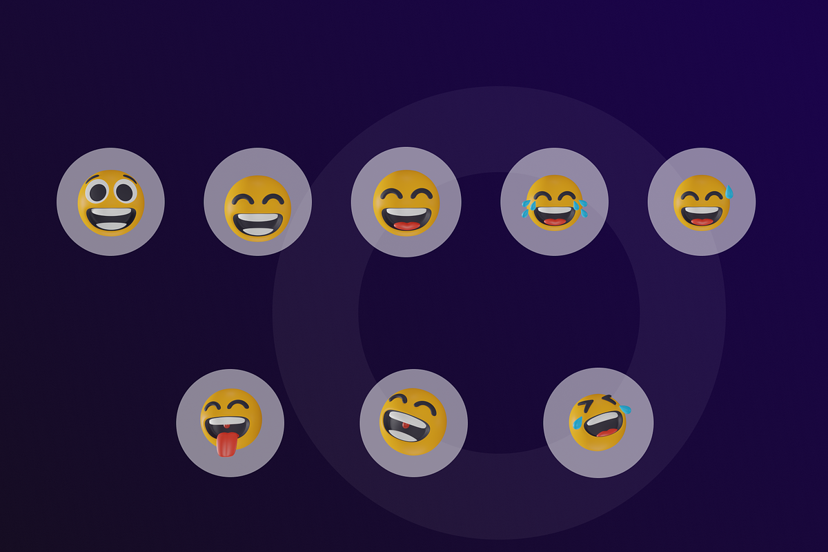 Happy Emoji 3D Illustration, a Characters & Person 3D Model by Vektora Studio (Photo 5 of 6)