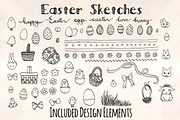 Easter Bunny Watercolor Graphics Kit, an Illustration by Violet LeBeaux (Thumbnail 3 of 5)