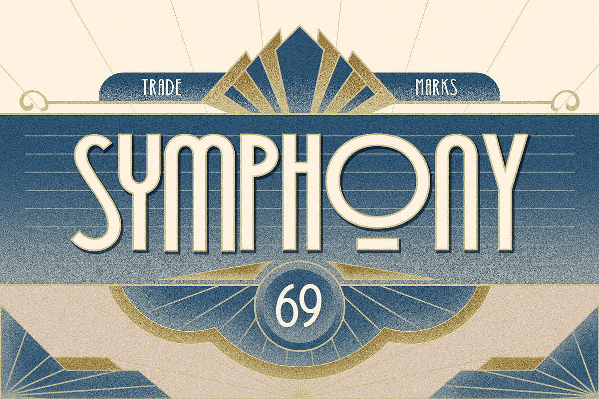 Decondol Art Deco Typeface, a Sans Serif Font by alit design (Photo 11 of 17)