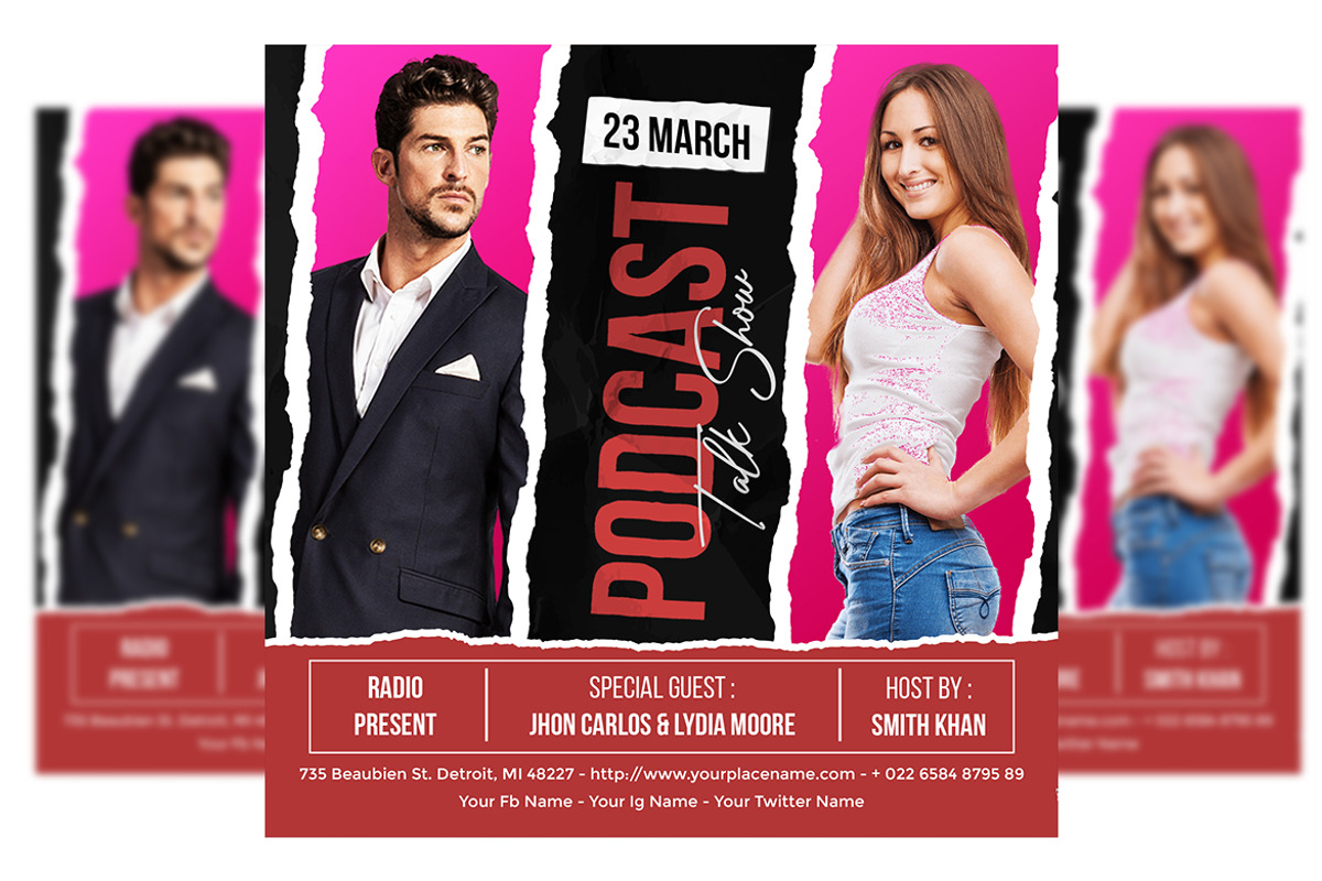 Talk show, a Flyer Template by imadeDesign (Photo 3 of 3)