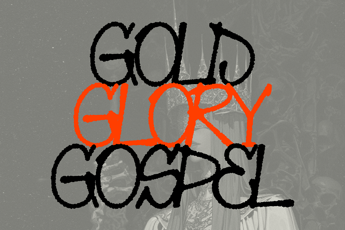 Gorkesq - Handwritten Display Font, a Handwritten Font by MooneseyeType (Photo 5 of 9)