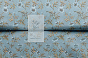 Vintage Bluets Pattern, a Pattern Graphic by MouseGrey (Thumbnail 3 of 14)
