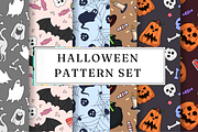 10 Halloween Seamless Patterns, a Pattern Graphic by ThePhoton (Thumbnail 1 of 3)