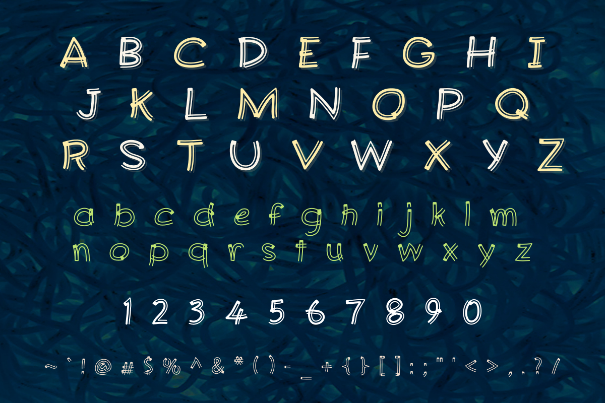 Noodles, a Symbol Font by KoNoap (Photo 5 of 5)