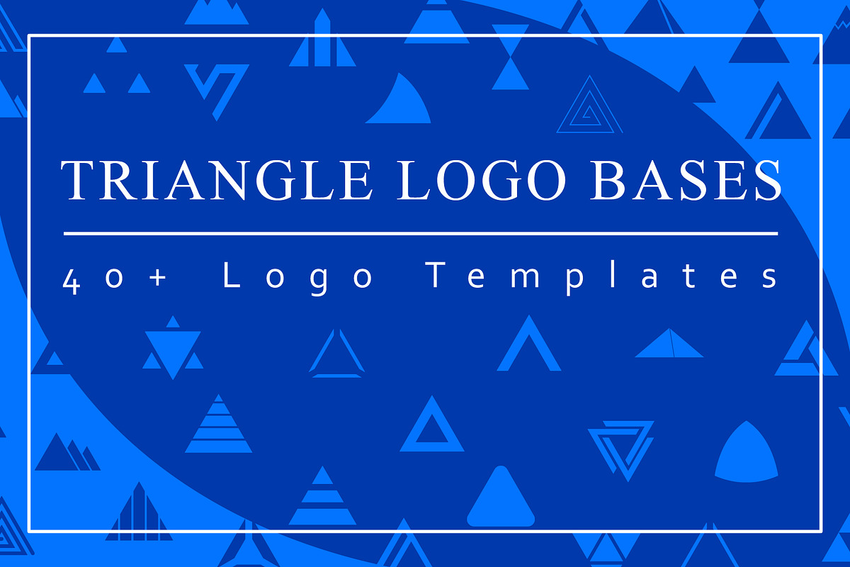 40+ Triangle Logo Bases, a Branding & Logo Template by UoaHH (Photo 1 of 2)