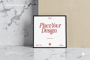 Minimalist Black Frame Mockup Vol 2, a Household Mockup by DOBE Studio (Thumbnail 7 of 11)