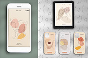 Abstract linear woman face, a Graphic by Vinegret -Shop (Thumbnail 4 of 8)