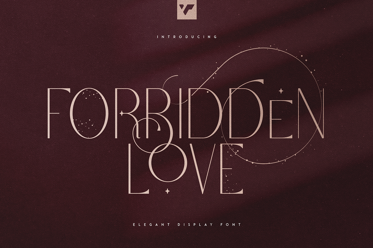 Forbidden Love - Display Font, a Serif Font by VP Fonts (Photo 1 of 20)